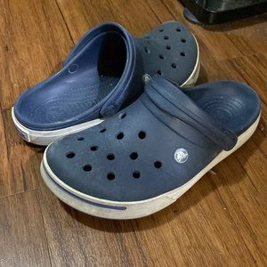 Crocs Blue and White size 8 10 M W